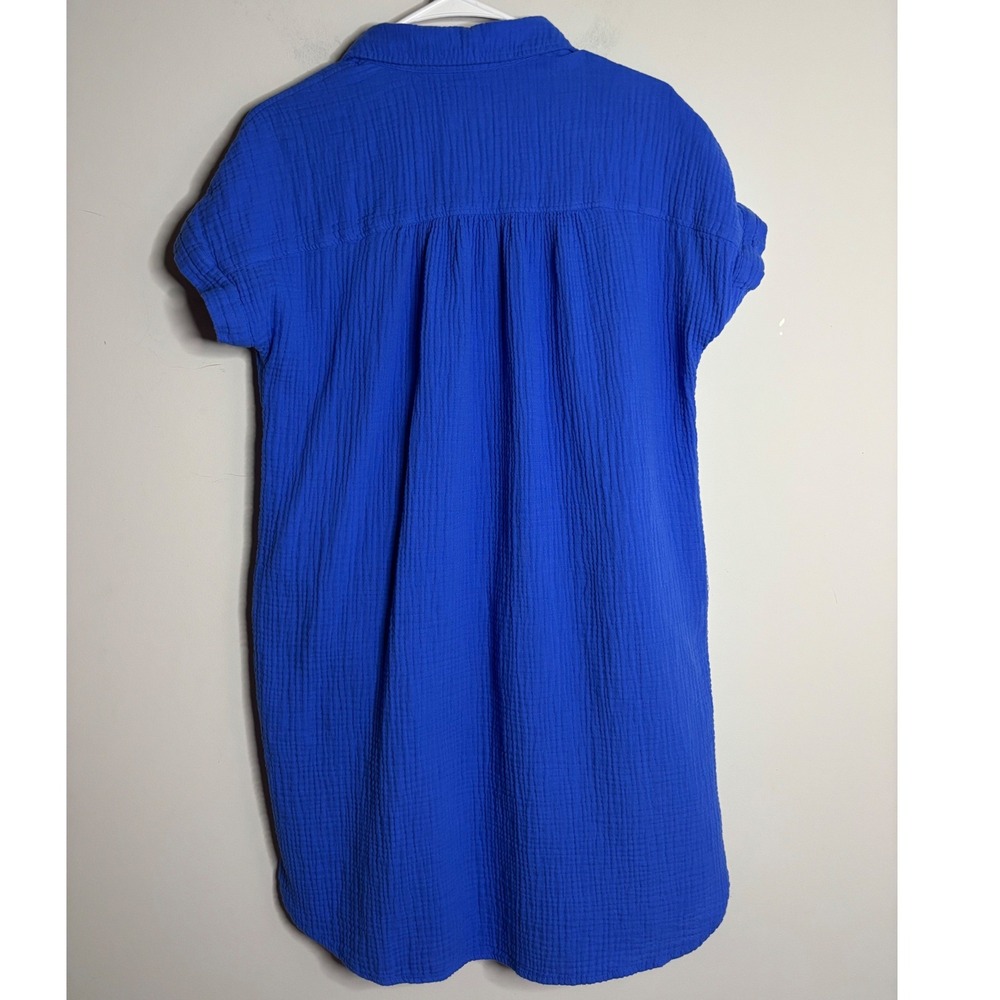 Universal Thread Blue Button Up Womens XS - Picture 2 of 8